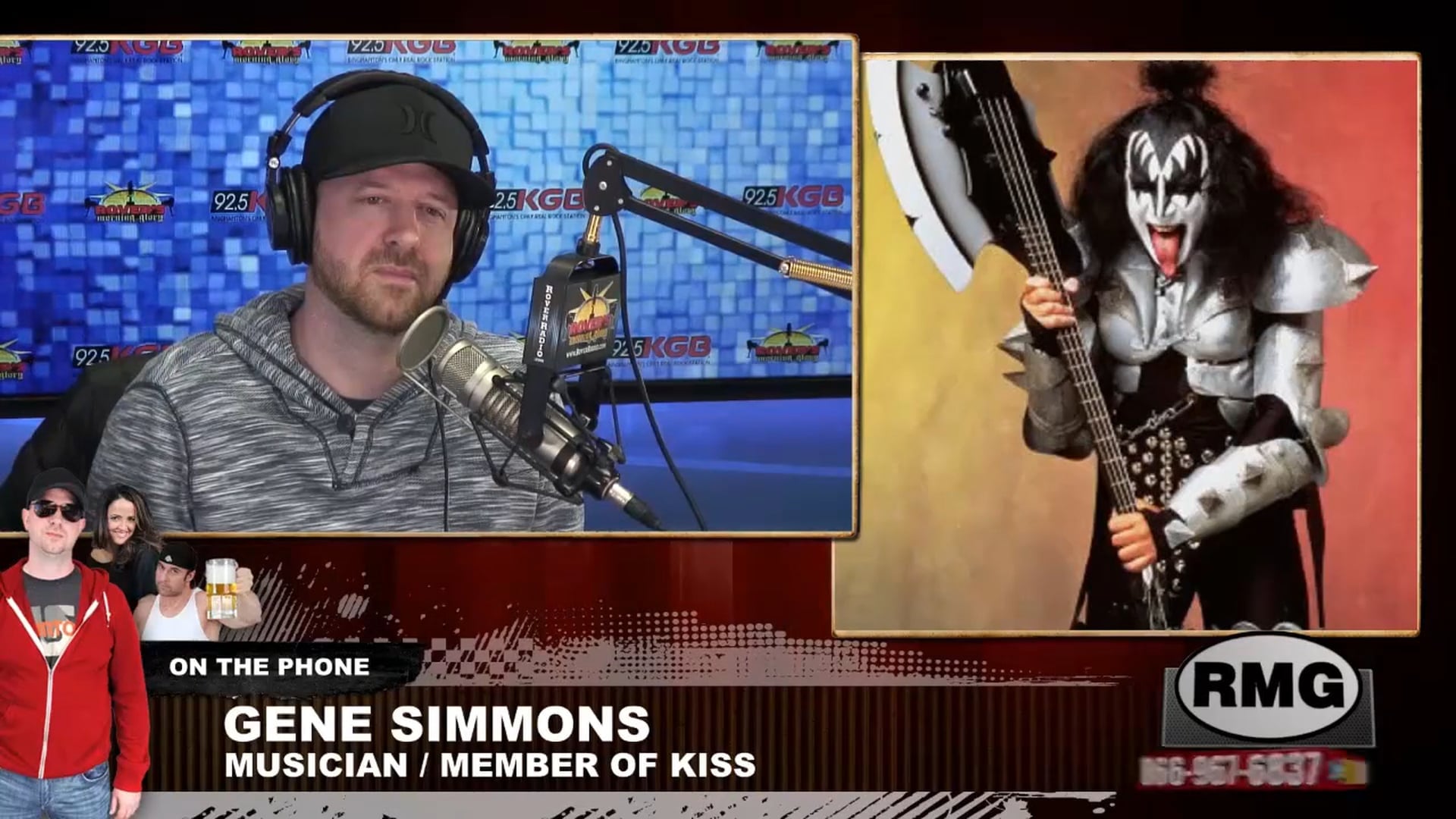 Gene Simmons full interview Rover's Morning Glory