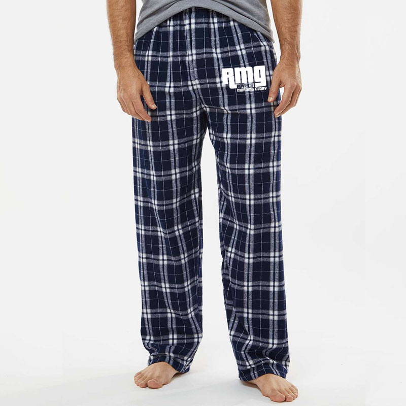 RMG Pajama Pants w/ Glow-in-Dark Logo (NAVY) – Rover's Morning Glory